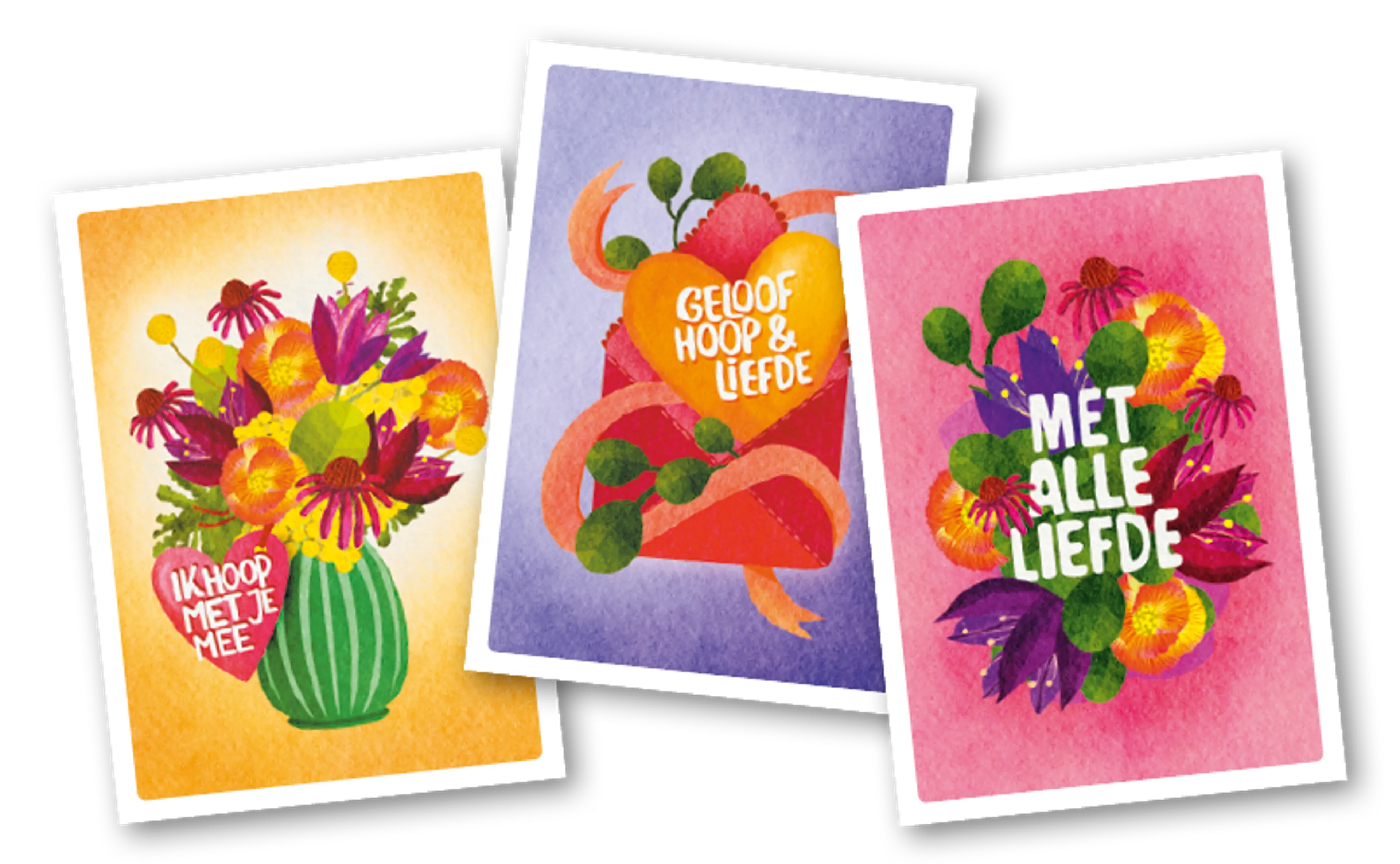 Wie verras jij met een kaart vol geloof, hoop en liefde?