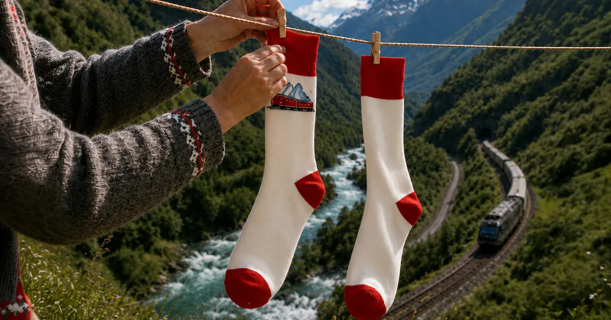 Rail Away viert 30-jarig jubileum met unieke treinsokken