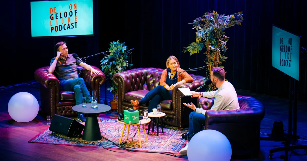 Ervaar 'De Ongelooflijke Podcast Live' in Ede en Zwolle