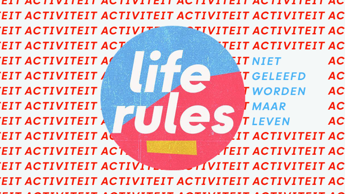Life Rules: ontwikkel samen met Joram Kaat een levensstijl geïnspireerd door Jezus