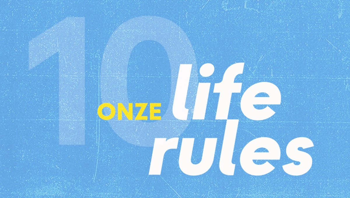 Ontdek onze 10 Life Rules gebaseerd op Jezus' levensstijl