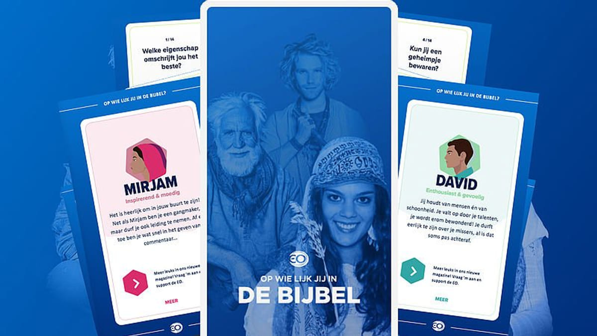 Op wie lijk jij in de Bijbel