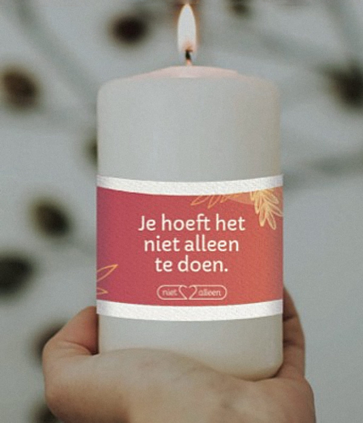 #nietalleen : Wikkel om de kaars
