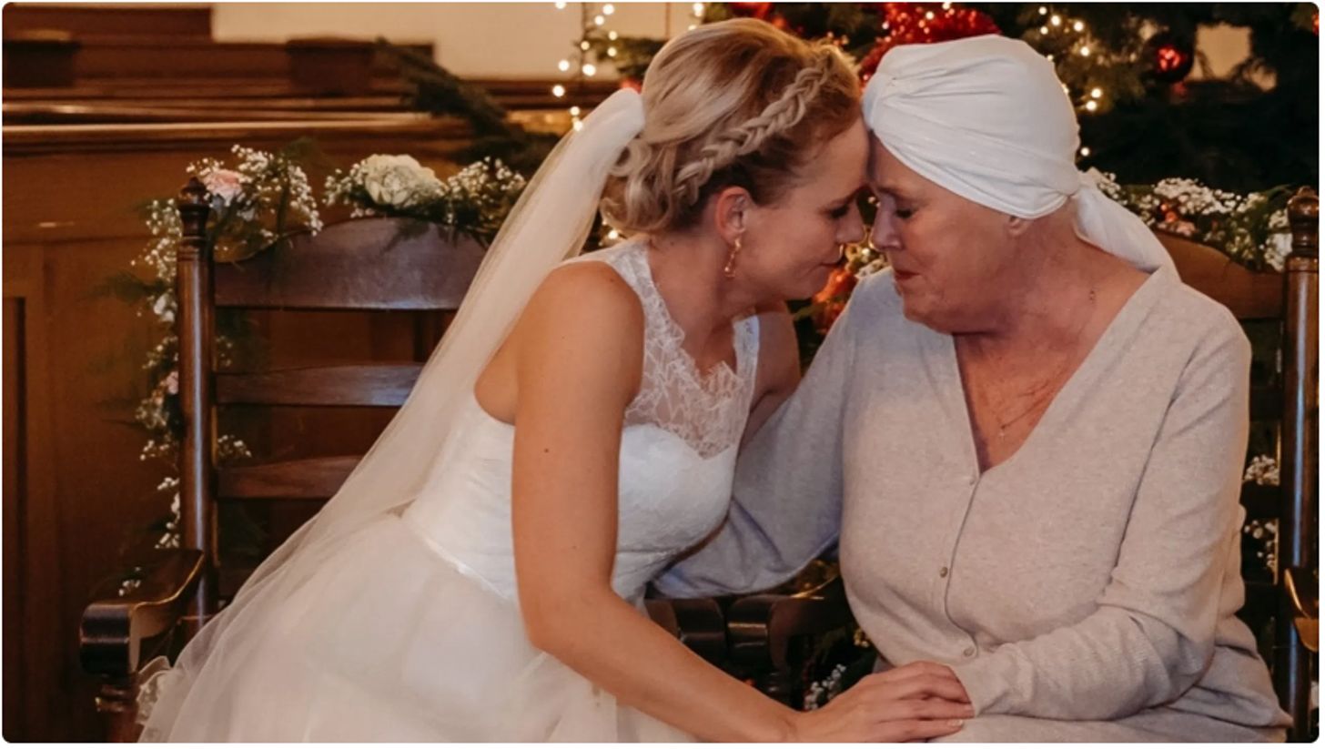 Jessica trouwt tijdens haar moeders laatste kerst