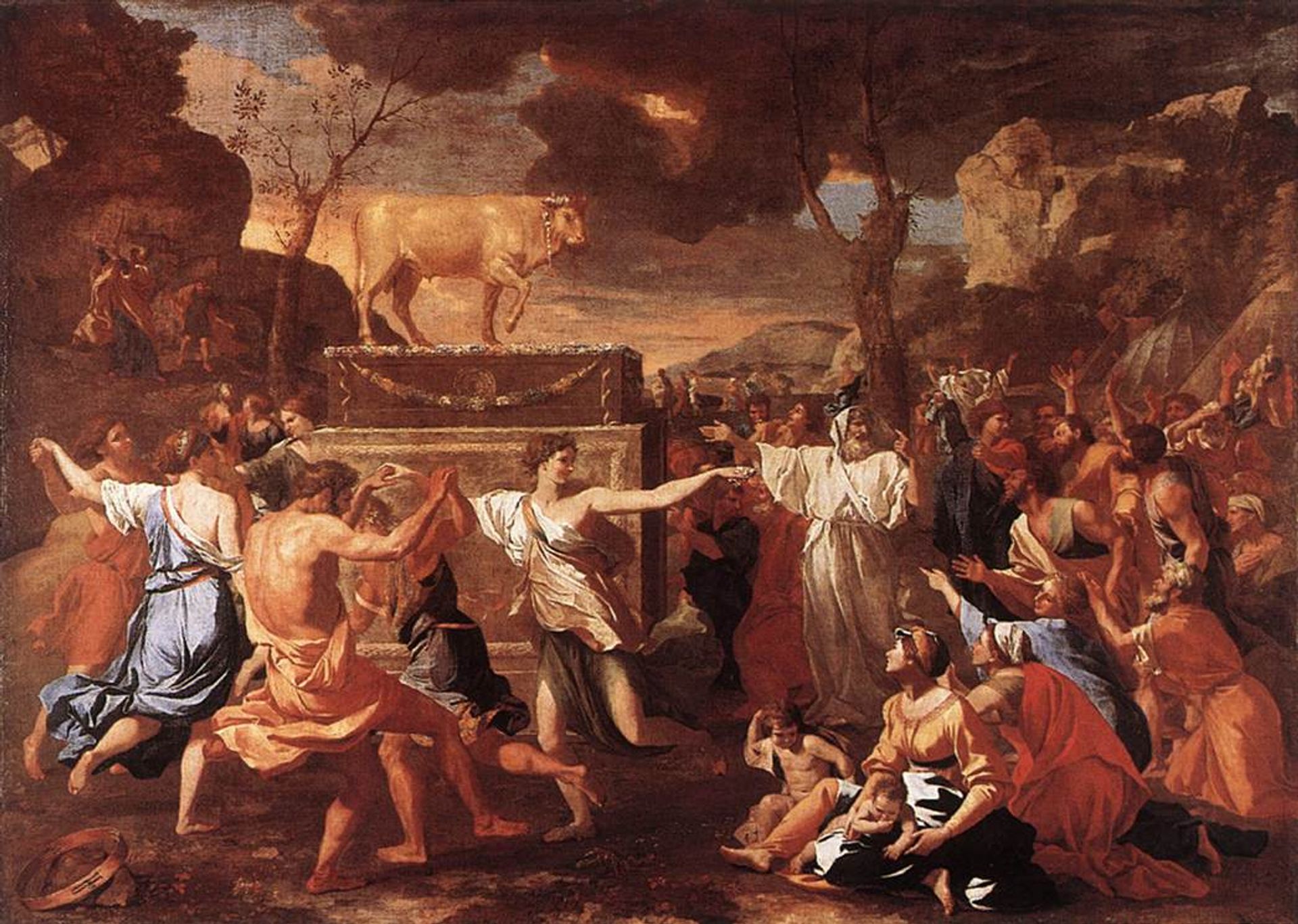 Nicolas_Poussin_-_The_Adoration_of_the_Golden_Calf_-_WGA18293