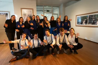 Jazzgroep Vocalzz bestaat uit swingende studenten