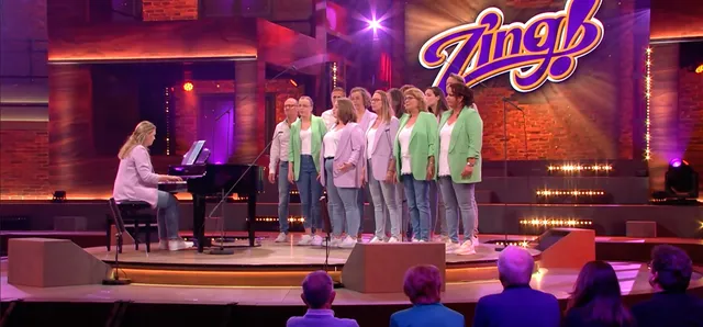 De Moonliners doen auditie in aflevering 1 van het EO-programma 'Zing!'.