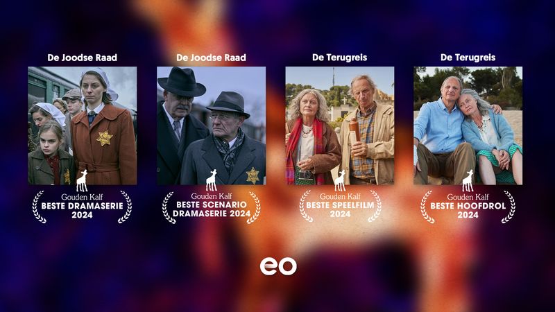 EO wint Gouden Kalf voor beste dramaserie en beste speelfilm