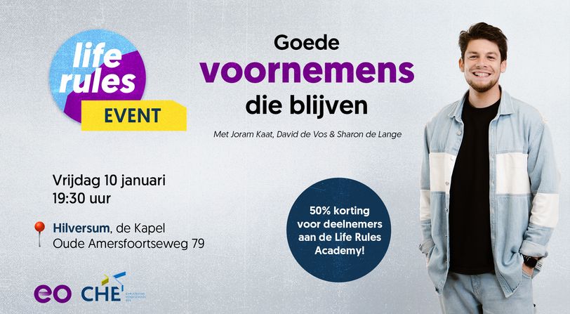 Goede voornemens die blijven | Kom naar het Life Rules Event